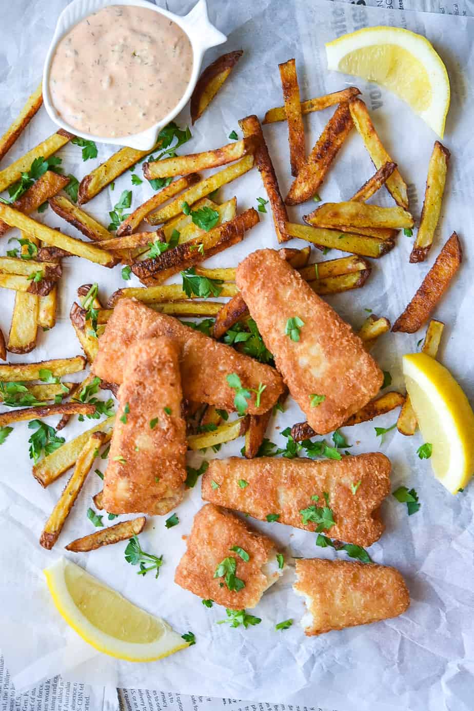 Easy fish and chips